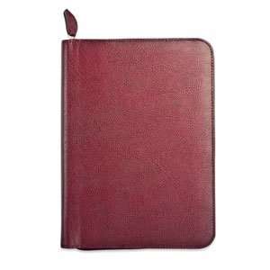   Leather Cover, Zip closure   JOURNAL, 82993   Red: Office Products
