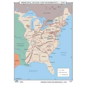   Universal Map 30047 016 State Claims to Western Lands: Office Products
