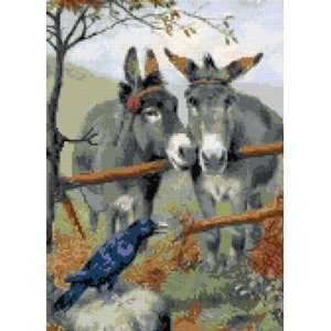  Donkeys Counted Cross Stitch Kit 