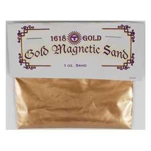1618 Gold Magnetic Sand (Lodestone Food) 1oz Wicca Wiccan Metaphysical 