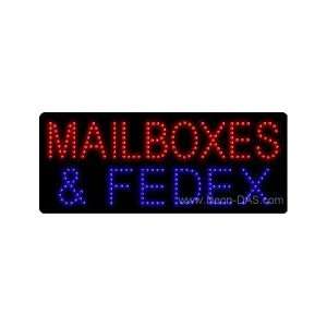  Mailboxes FedEx Outdoor LED Sign 13 x 32