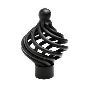    MB Wrought Iron, Knob, 1 15/16 dia. Matt Black: Home Improvement