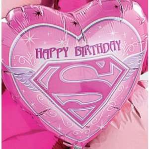  Supergirl Birthday Mylar Balloon Case Pack 5: Everything 