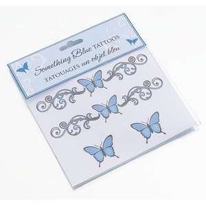  Something Blue Temporary Tattoos: Health & Personal Care