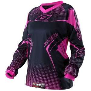  Youth Element Motocross Jersey Black/Pink Small S 0076 702: Automotive