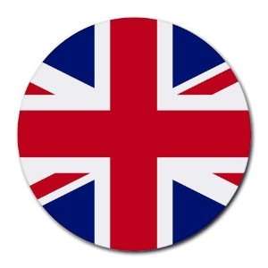  Great Britain Flag Round Mouse Pad: Office Products