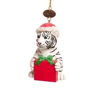  White Tiger Resin Ornament: Home & Kitchen