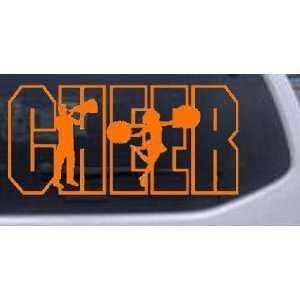   Cheer Leader Sports Car Window Wall Laptop Decal Sticker: Automotive