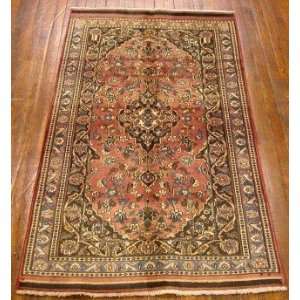    3x6 Hand Knotted Mashad Persian Rug   60x36: Home & Kitchen