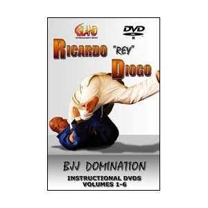  BJJ Domination 5 DVD Set with Ricardo Rey Diogo: Sports 
