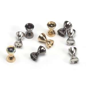   Sunken Barbell Brass Eyes   black nickel / medium