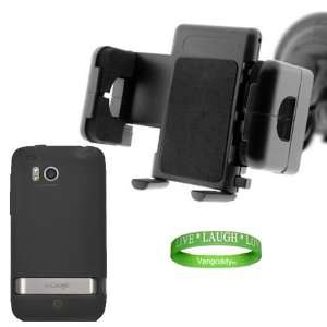  Mount Kit: Black Compatible Car Mount for HTC Thunderbolt 4G Android 