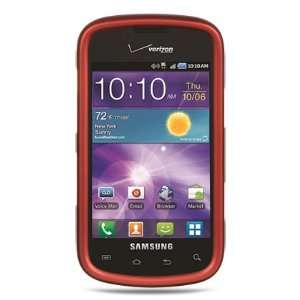 VMG Samsung Illusion i100 Hard Case Cover   Dark Red Premium Hard 2 Pc 