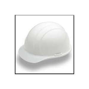  Hard Hat   White (4 point) Liberty Ratchet Suspension Cap 