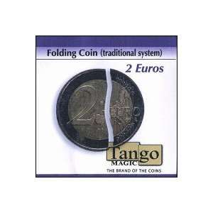  Folding Coin   2 Euros (Traditional) by Tango Magic: Toys 