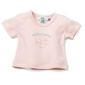   : UV Protective My First Summer T Shirt   Light Pink: 12 Months: Baby