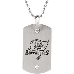  NFL Tampa Bay Bucs Logo Dog Tag Pendant w/chain Jewelry