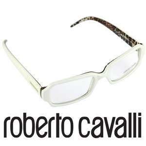   CAVALLI Erito Eyeglasses Frames White 201 M80: Health & Personal Care