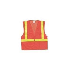  ML KISHIGO 1077/3X Safety Vest, Class 2, Orange, 3XL