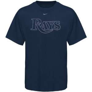   : Nike Tampa Bay Rays Navy Blue Strikeout T shirt: Sports & Outdoors