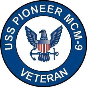  US Navy USS Pioneer MCM 9 Ship Veteran Decal Sticker 5.5 