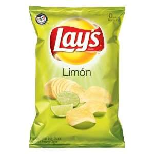 Lays Limon Potato Chips 10oz Bags (10: Grocery & Gourmet Food