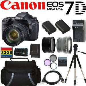  EOS 7D 18 MP CMOS Digital SLR Camera with 3 inch LCD and 28 135mm 