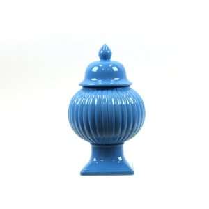 UTC 21083 Light Blue Ceramic Jar with Lid:  Home & Kitchen