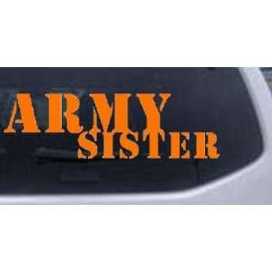 Orange 46in X 14.4in    Army Sister Military Car Window Wall Laptop 