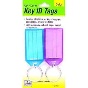  Hy Ko #KC143 2PK Key Tag/Split Ring: Office Products