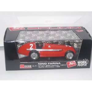   1950 Alfa Romeo 158 1:43 Scale Die Cast in Red: Everything Else