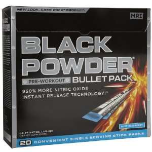  MRI Black Powder Blue Raspberry, 20 Stick Pack Health 