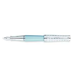   Blue/Python Medium Point Fountain Pen   AT0316 1MD: Office Products