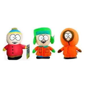  Comedy Central South Park 10 Plush Cartman, Kenny, Kyle 