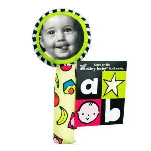  Amazing Baby Lolly Pop Squeaker Mirror Stick Rattle 