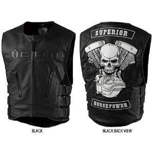  Icon Regulator Aircooled Vest   Large/X Large/Black 