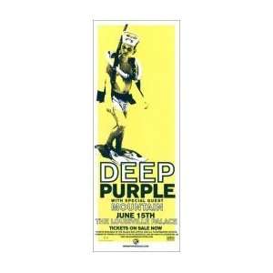 DEEP PURPLE   Limited Edition Concert Poster   by Powerhouse Factories