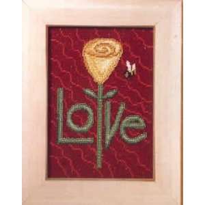  Words for Life Stitched & Beaded Kit   Love