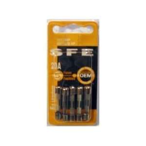   5Pk 20A Auto Fuse (Pack Of 5) Osfe020.Vp Auto Glass Fuses: Automotive