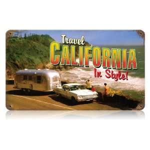  Travel California Vintage Look Vacation Sign: Everything 