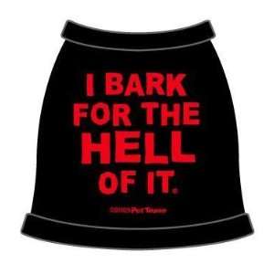   Clothes, Dog Tank Top I Bark for the Hell of It 5XL: Kitchen & Dining