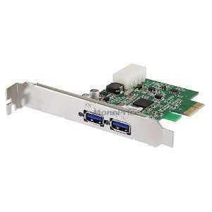  2 Ports USB 3.0 PCI Express (PCI e) Controller Card w 
