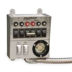   30216A Manual Indoor Transfer Switch,6 Circuits: Home Improvement
