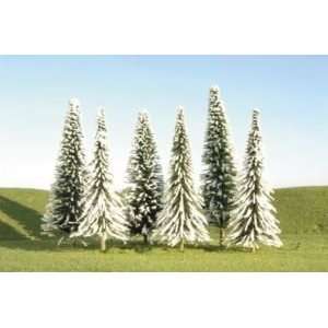  Bachmann 32002 Pine Trees w/Snow (6) Toys & Games