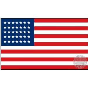  35 Star American Flag 5 x 8 Nylon Flag Patio, Lawn 