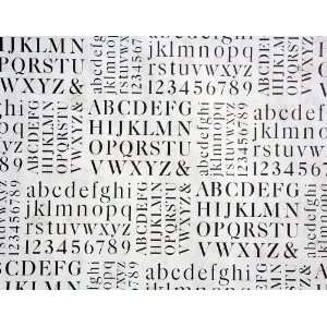  vintage typography designer gift wrap paper italy 