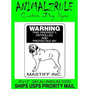  MASTIFF ALUMINUM GUARD DOG SIGN 3008: Everything Else