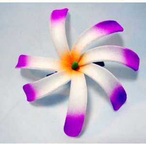  Purple Tiare Flower Hair Clip: Beauty
