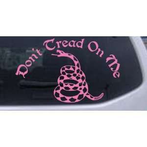 Pink 38in X 23.4in    Gadsden Flag Dont Tread On Me Military Car 