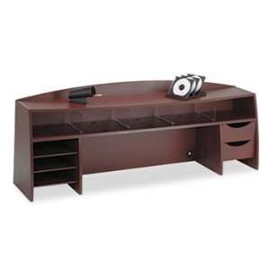  Wood Desk Space Saver, 13 Sections, 58 x 12 x 21 1/4 
